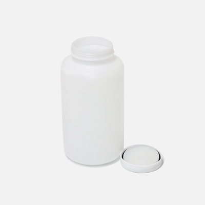 Wild Mouth 1L / 2L Hdpe Bottle , Medicine Chemical Plastic Bottle