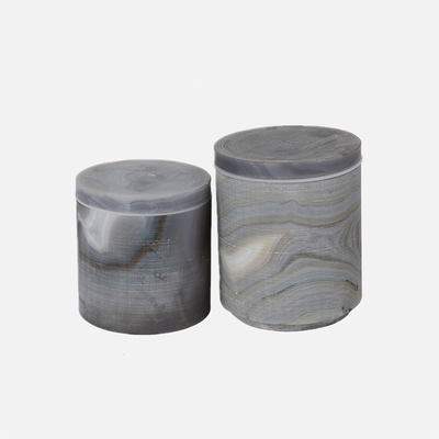 50ml To 1000ml Agate Mill Jar , Lab Ceramic Ball Mill Jar With Lid